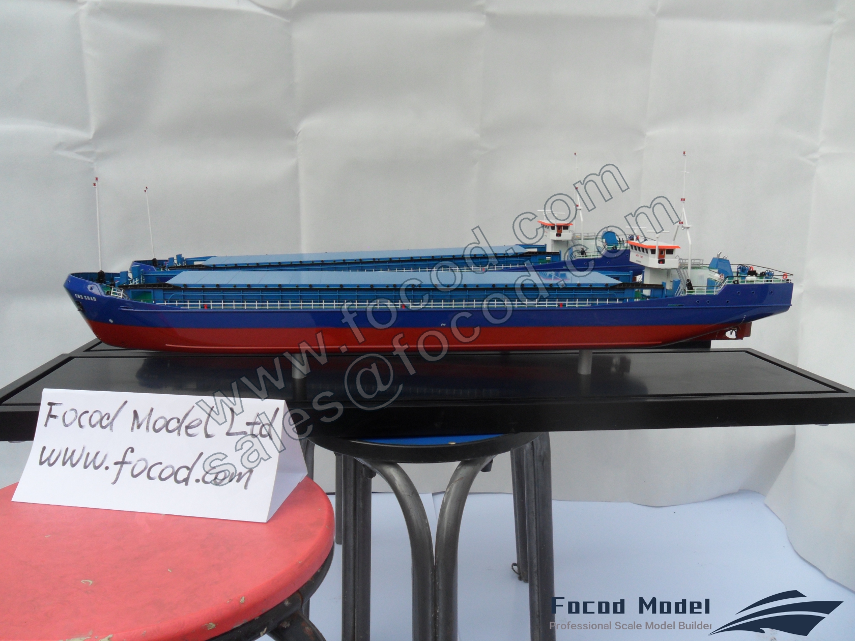 customized model of 81.6m general cargo vessel